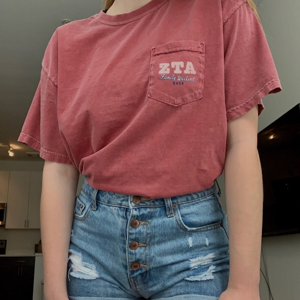 Zeta Tau Alpha Sorority T-Shirt - Large Shirt